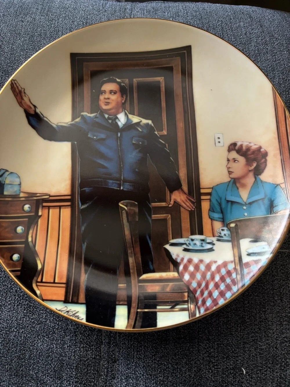 The Honeymooners Bang! Zoom! Collectible Plate